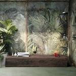 Carta da parati geometrica per ambienti eleganti